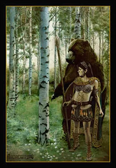 Déesse celtique de la chasse protectrice des ours, particulièrement adorée chez les Helvètes. Qui est-elle ?