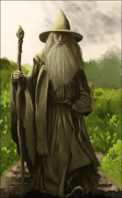 De quelle langue vient le nom de Gandalf, que Tolkien a trouvé dans un manuscrit ?