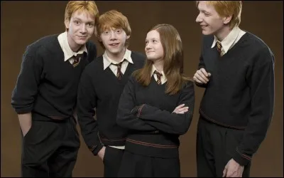 Combien de garçons y a-t-il dans la famille Weasley ?