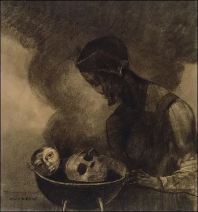 Qui a peint "Chaudron de sorcière" ?