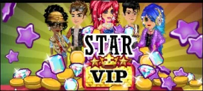 Lorsqu'on se fait vip 1 an star, on reçoit :
