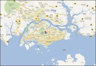 Laquelle mer baigne les côtes de Singapour ?