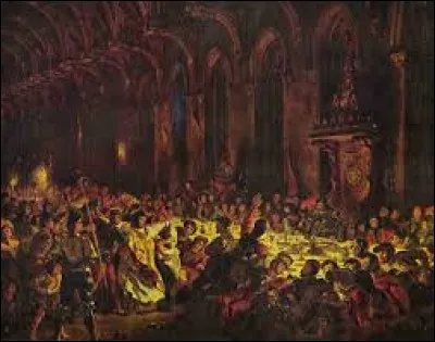 "L'Assassinat de l'évêque de Liège" est un tableau de ...