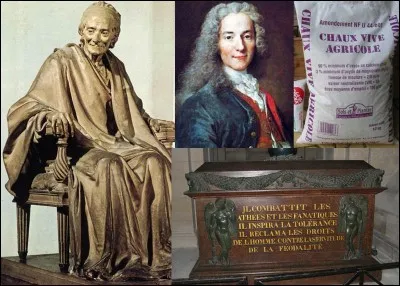 Allons au « 27 quai Voltaire » !
C'est à cette adresse que le philosophe Voltaire est mort. Il éprouvait une crainte terrible que l'on laisse pourrir son corps dans la fosse commune.
Mais qu'est-il arrivé à son corps ?
