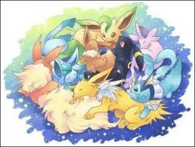 Quelle évolution d'Évoli préfères-tu ?