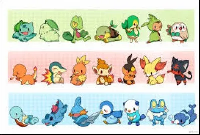 Qui sont les starters de Johto ?