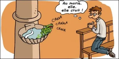 Pour dire "J'en crois rien !", on dit :