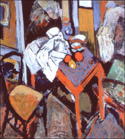 Sa maxime : 
"Les idées ne suffisent pas, il faut le miracle."
Sa nature morte : 
"La table" (1904)