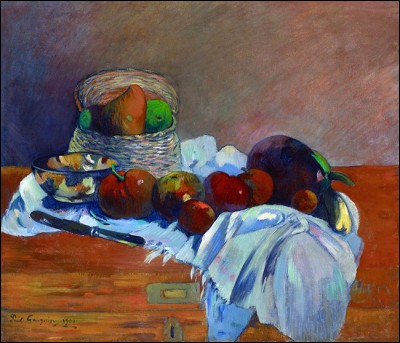 Sa maxime : 
"La couleur pure ! Il faut tout lui sacrifier. L'intensité de la couleur indiquera sa nature."
Sa nature morte : 
"Nature morte avec couteau." (1901)