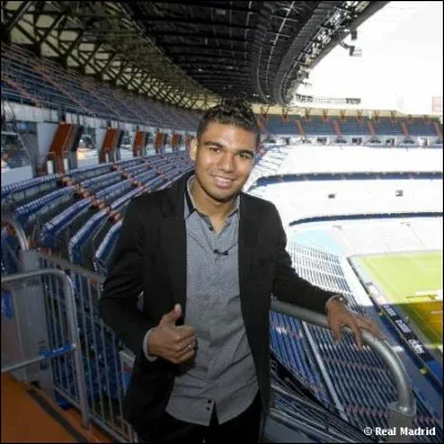 Dans quel club Casemiro joue-t-il en 2017 ?