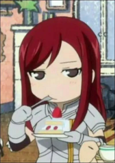 Quel est le gâteau préféré d'Erza ?