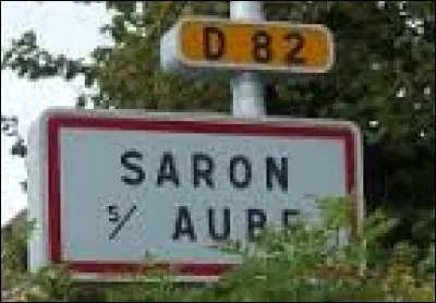 Village champardennais de l'arrondissement d'Épernay, Saron-sur-Aube se trouve dans le département ...
