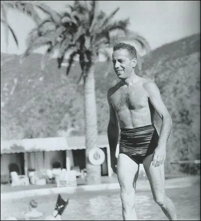 À le voir ainsi aussi chétif, difficile de croire qu'il eut une image de séducteur. « Le faucon maltais » embarqua sur « Le port de l'angoisse » en direction de « Key Largo » et « Casablanca ». C'est en 1957 qu'il s'endormit pour « Le grand sommeil ».