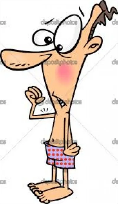 On ne dit pas "Il est chétif", mais :