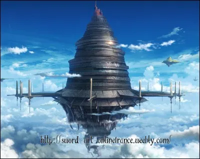 Combien y a-t-il de paliers dans le château flottant géant d'Aincrad ?