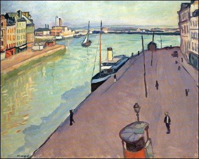 Albert Marquet réalise "Le Havre" en 1906. 

Mais quel salon de Paris reste un évènement marquant dans l'histoire de l'art du XXe siècle, sa salle VII étant comparée à une "cage aux fauves" lançant ainsi le courant fauviste ?