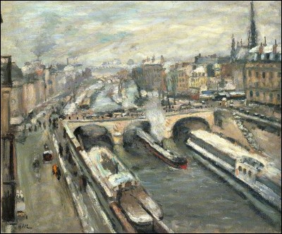 "Pont Saint Michel, Paris", vers 1900.Son créateur, Henri Matisse, est représenté par 8 œuvres dans la salle VII de ce fameux salon de Paris questionnée ci-dessus. Mais quels autres artistes y sont représentés ?