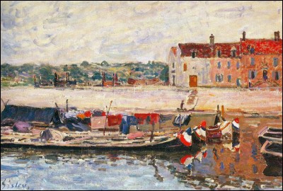 "Chalands à St-Mammès", vers 1885, d'Alfred Sisley.

A quel courant artistique Alfred Sisley en est-il resté ?