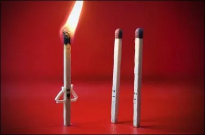 Quel gaz permet à une allumette de s'allumer ?