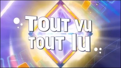 Dans la finale de "Tout vu tout lu", quel est le thème des questions ?
