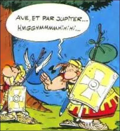 Vous avez reconnu nos deux amis déguisés en romain. A cette occasion, ils prennent le nom d'Astérus et Obélus. Dans quel album apparaissent-ils ainsi déguisés ?