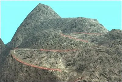 A quelle hauteur culmine le mont Chiliad ?