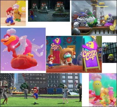 Dans quelle ville Mario effectue-t-il une partie de son aventure ?