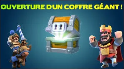 Combien de temps d'ouverture faut-il pour le coffre géant ?