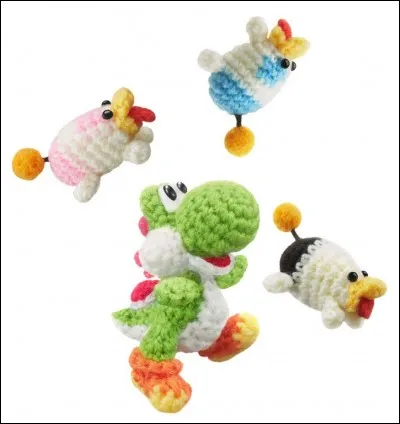 Comment sont nommés les personnages qui aident Yoshi en mode relax ?