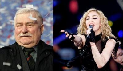 Lech Walesa a protest contre la tenue d'un concert de Madonna le 15 aot  Varsovie. Il a dclar :