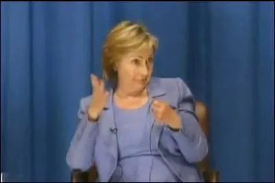 A Kinshasa, Hillary Clinton s'est un peu agace  cause d'une question d'un tudiant congolais