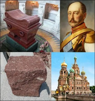 Retournons aux « Invalides » et plus particulièrement sous le dôme !
Le sarcophage de l'Empereur est réalisé en porphyre ! Quinze blocs furent nécessaires pour le réaliser et ont nécessité 3 mois pour les faire parvenir à Paris. On dit que le « dirigeant » fut flatté de devenir le « fournisseur impérial ». Et pourtant !
Qui est ce « fournisseur » bien particulier ?