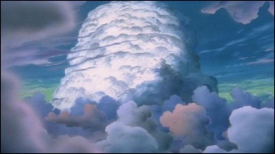 Comment s'appelle le nuage où le château dans le ciel est caché ?