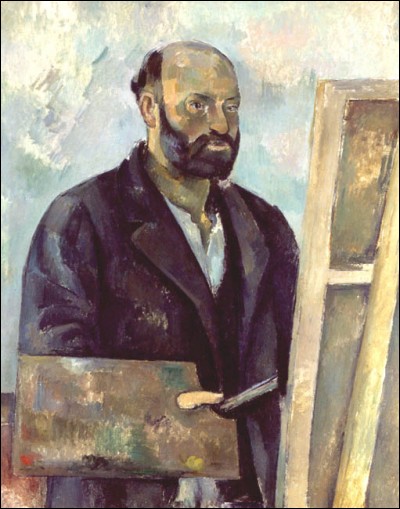 Sa maxime : 
"Pour l'artiste, voir c'est concevoir, et concevoir c'est composer."
Son portrait : 
"Autoportrait avec palette" (1890)