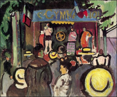 Sa maxime : 
"Manier des couleurs et des lignes, n'est-ce pas une vraie diplomatie, car la vraie difficulté c'est justement d'accorder tout cela ?"
Sa scène de genre : 
"La fête foraine" (1906)