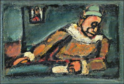 Sa maxime : 
"La peinture n'est pour moi qu'un moyen d'oublier la vie. Un cri dans la nuit. Un sanglot raté. Un rire qui s'étrangle."
Sa scène de genre : 
"Clown" (1937)