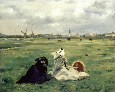 Sa maxime : 
"La vérité est que l'art doit être l'écriture de la vie."
Sa scène de genre : 
"Les hirondelles" (1873)