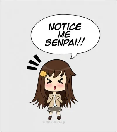 Pour la dernière, le cadeau que tu donnerais à ton senpai serait...