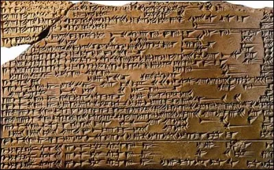 L'écriture fut inventée en l'an :