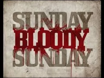Qui chante la chanson "Sunday Bloody Sunday" ?