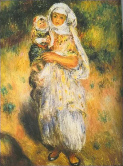 Qui a fait le portrait de "L'Algérienne à l'enfant" ?