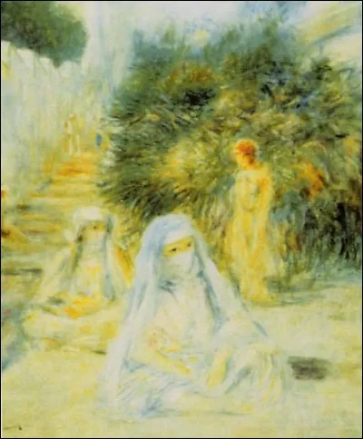 Qui a représenté "Les escaliers, Alger" ?