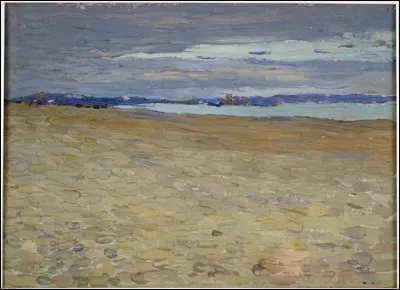 Qui a peint "Tunis paysage côtier" ?