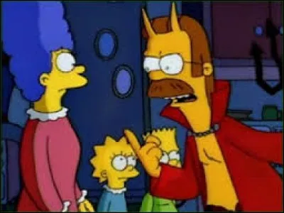Pourquoi le Diable (Ned Flanders enfin) est-il arrivé chez les Simpson ?