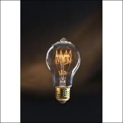 En quelle année l'ampoule à filament a-t-elle été inventée ?