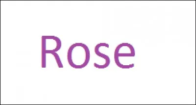 De quelle couleur ce mot est-il &eacute;crit ?