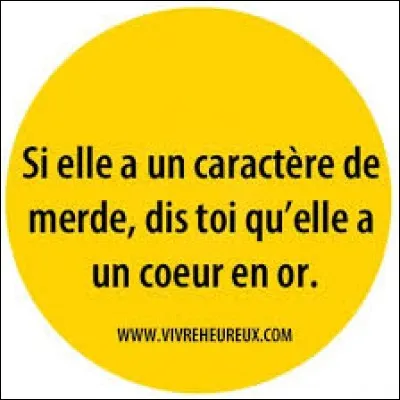 "Parce que vous le valez bien ! " ?