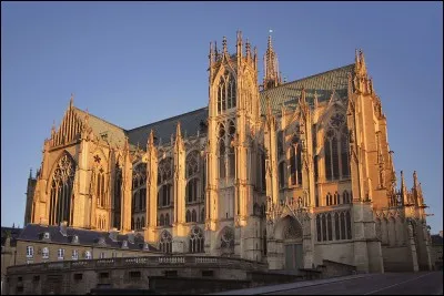 C'est une des plus grandes cathédrales : elle est construite à partir du milieu du XIIIe, succédant à des édifices anciens dans cette ville qui a été un grand centre gallo-romain. Cette cathédrale Saint-Etienne possède la nef la plus haute après Amiens avec 41 mètres et de vastes verrières. Elle a la particularité d'être formée de deux églises réunies à la fin de XVe siècle. Quelle est-elle?