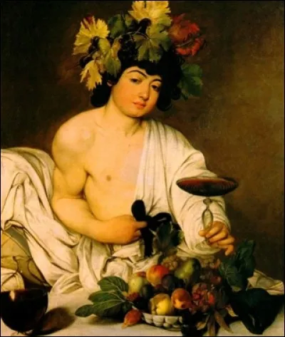 A qui doit-on cette peinture de Bacchus ?