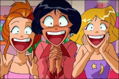 Dans les "Totally Spies", de quelles couleurs sont les combinaisons des trois femmes agents secrets ?